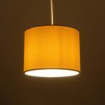 GLOBOSTAR® BLAZE 203-0106 Μοντέρνο Κρεμαστό Φωτιστικό Οροφής με Ντουί 1 x E27 AC 220-240V IP20 - Μπεζ - Μ22 x Π22 x Υ20cm - Image 3