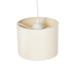 GLOBOSTAR® BLAZE 203-0106 Μοντέρνο Κρεμαστό Φωτιστικό Οροφής με Ντουί 1 x E27 AC 220-240V IP20 - Μπεζ - Μ22 x Π22 x Υ20cm - Image 7