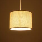 GLOBOSTAR® BLAZE 203-0107 Μοντέρνο Κρεμαστό Φωτιστικό Οροφής με Ντουί 1 x E27 AC 220-240V IP20 - Μπεζ - Μ22 x Π22 x Υ20cm - Image 3