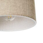 GLOBOSTAR® BLAZE 203-0107 Μοντέρνο Κρεμαστό Φωτιστικό Οροφής με Ντουί 1 x E27 AC 220-240V IP20 - Μπεζ - Μ22 x Π22 x Υ20cm - Image 8