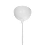 GLOBOSTAR® SONIA 203-0117 Μοντέρνο Κρεμαστό Φωτιστικό Οροφής με Ντουί 1 x E27 AC 220-240V IP20 - Λευκό & Χρυσό - Μ30 x Π30 x Υ24cm - Image 9