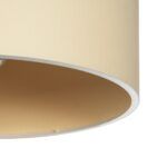 GLOBOSTAR® CILIO 203-0154 Μοντέρνο Φωτιστικό Οροφής με Ντουί 1 x E27 AC 220-240V IP20 - Μπεζ - Μ38 x Π38 x Υ23cm - Image 6