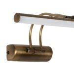 GLOBOSTAR® REFINE 203-0186 Μοντέρνο Φωτιστικό Τοίχου - Απλίκα Καθρέπτη Μπάνιου LED 7W 640lm 120° AC 220-240V IP44 Θερμό Λευκό 2700K - Lumileds SMD Chip - Μπρούτζινο - Μ35 x Π21 x Υ12cm - 2 Χρόνια Εγγύηση - Image 7