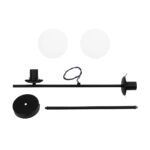 GLOBOSTAR® GLOBUS 201-0118 Μοντέρνο Φωτιστικό Οροφής με Ντουί 2 x E27 AC 220-240V IP20 - Λευκό & Μαύρο - Μ65 x Π15 x Υ23cm - Image 10