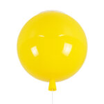 GLOBOSTAR® BALLOON 00651 Παιδικό Φωτιστικό Οροφής με Ντουί 1 x E27 AC 220-240V IP20 - Κίτρινο - Μ30 x Π30 x Υ33cm - Image 2