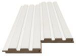 MDF PANEL ΜΕ 3D ΠΗΧΑΚΙΑ 502040 BEAT ST 16/119/2750mm WHITE NewPlan