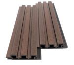 WPC PANEL 2ης ΓΕΝΙΑΣ ΜΕ 3D ΠΗΧΑΚΙΑ 25/147.5mm COFFEE 5530 NewPlan