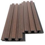 WPC PANEL 2ης ΓΕΝΙΑΣ ΜΕ 3D ΠΗΧΑΚΙΑ 25/147.5mm COFFEE 5530 NewPlan