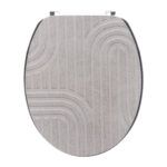 Κάλυμμα λεκάνης ξύλινο με μεταλλικούς μεντεσέδες 37,5χ46 cm Eurocasa