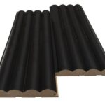 MDF PANEL ME 3D ΠΗΧΑΚΙΑ 805090 WAVE ST 16/119/2750mm BLACK EDITION NewPlan