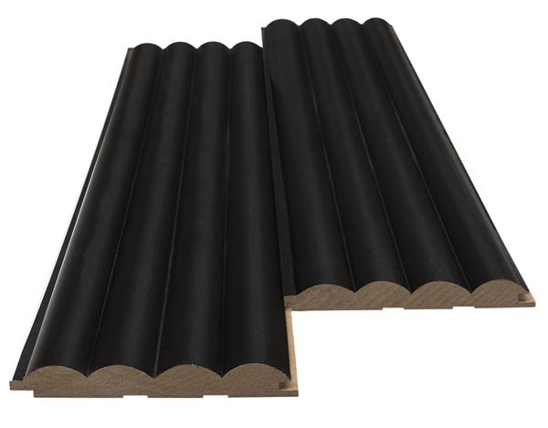 41a2e1026edc4e90968d143277e00699 MDF PANEL ME 3D ΠΗΧΑΚΙΑ 805090 WAVE ST 16/119/2750mm BLACK EDITION NewPlan - Image 1