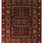 ΧΑΛΙ PERSIA 2273 BURGUNDY ΜΕ ΚΡΟΣΣΙ - 250X300  NewPlan