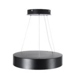 GLOBOSTAR® BURTON 61200-S Μοντέρνο Φωτιστικό Οροφής LED 67W 7370lm 120° AC 220-240V IP20 Ρυθμιζόμενο Λευκό CCT με Χειριστήριο από 2700K έως 6000K Dimmable - Lumileds SMD Chip - Μαύρο Ματ - Μ40 x Π40 x Υ8cm - 3 Χρόνια Εγγύηση - Image 10