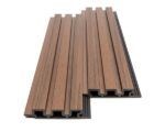 WPC PANEL 2ης ΓΕΝΙΑΣ ΜΕ 3D ΠΗΧΑΚΙΑ 25/147.5mm TEAK 5510 NewPlan