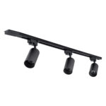 GLOBOSTAR® LEO 60355 Μοντέρνο Φωτιστικό Οροφής με Ντουί 3 x GU10 AC 220-240V IP20 - Μαύρο - Μ100 x Π6 x Υ20cm - Image 5