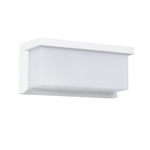 GLOBOSTAR® CITYSCAPE 60697 Μοντέρνο Φωτιστικό Τοίχου - Απλίκα LED 18W 1890lm 120° AC 220-240V Αδιάβροχο IP65 Φυσικό Λευκό 4500K - Bridgelux SMD Chip - Λευκό Ματ - Μ23.5 x Π11 x Υ10cm - 3 Χρόνια Εγγύηση - Image 2