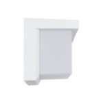 GLOBOSTAR® CITYSCAPE 60697 Μοντέρνο Φωτιστικό Τοίχου - Απλίκα LED 18W 1890lm 120° AC 220-240V Αδιάβροχο IP65 Φυσικό Λευκό 4500K - Bridgelux SMD Chip - Λευκό Ματ - Μ23.5 x Π11 x Υ10cm - 3 Χρόνια Εγγύηση - Image 4