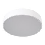 GLOBOSTAR® BURTON 61201-S Μοντέρνο Φωτιστικό Οροφής LED 67W 7370lm 120° AC 220-240V IP20 Ρυθμιζόμενο Λευκό CCT με Χειριστήριο από 2700K έως 6000K Dimmable - Lumileds SMD Chip - Λευκό Ματ - Μ40 x Π40 x Υ8cm - 3 Χρόνια Εγγύηση - Image 4