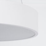 GLOBOSTAR® BURTON 61201-S Μοντέρνο Φωτιστικό Οροφής LED 67W 7370lm 120° AC 220-240V IP20 Ρυθμιζόμενο Λευκό CCT με Χειριστήριο από 2700K έως 6000K Dimmable - Lumileds SMD Chip - Λευκό Ματ - Μ40 x Π40 x Υ8cm - 3 Χρόνια Εγγύηση - Image 7