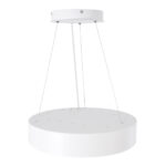 GLOBOSTAR® BURTON 61201-S Μοντέρνο Φωτιστικό Οροφής LED 67W 7370lm 120° AC 220-240V IP20 Ρυθμιζόμενο Λευκό CCT με Χειριστήριο από 2700K έως 6000K Dimmable - Lumileds SMD Chip - Λευκό Ματ - Μ40 x Π40 x Υ8cm - 3 Χρόνια Εγγύηση - Image 10