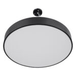 GLOBOSTAR® BURTON 61202-S Μοντέρνο Φωτιστικό Οροφής LED 75W 8625lm 120° AC 220-240V IP20 Ρυθμιζόμενο Λευκό CCT με Χειριστήριο από 2700K έως 6000K Dimmable - Lumileds SMD Chip - Μαύρο Ματ - Μ60 x Π60 x Υ8cm - 3 Χρόνια Εγγύηση - Image 12