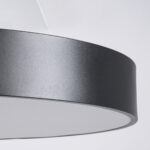 GLOBOSTAR® BURTON 61202-S Μοντέρνο Φωτιστικό Οροφής LED 75W 8625lm 120° AC 220-240V IP20 Ρυθμιζόμενο Λευκό CCT με Χειριστήριο από 2700K έως 6000K Dimmable - Lumileds SMD Chip - Μαύρο Ματ - Μ60 x Π60 x Υ8cm - 3 Χρόνια Εγγύηση - Image 7