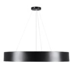 GLOBOSTAR® BURTON 61202-S Μοντέρνο Φωτιστικό Οροφής LED 75W 8625lm 120° AC 220-240V IP20 Ρυθμιζόμενο Λευκό CCT με Χειριστήριο από 2700K έως 6000K Dimmable - Lumileds SMD Chip - Μαύρο Ματ - Μ60 x Π60 x Υ8cm - 3 Χρόνια Εγγύηση - Image 10