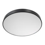 GLOBOSTAR® BURTON 61204-S Μοντέρνο Φωτιστικό Οροφής LED 100W 11020lm 120° AC 220-240V IP20 Ρυθμιζόμενο Λευκό CCT με Χειριστήριο από 2700K έως 6000K Dimmable - Lumileds SMD Chip - Μαύρο Ματ - Μ80 x Π80 x Υ8cm - 3 Χρόνια Εγγύηση - Image 4