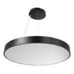 GLOBOSTAR® BURTON 61204-S Μοντέρνο Φωτιστικό Οροφής LED 100W 11020lm 120° AC 220-240V IP20 Ρυθμιζόμενο Λευκό CCT με Χειριστήριο από 2700K έως 6000K Dimmable - Lumileds SMD Chip - Μαύρο Ματ - Μ80 x Π80 x Υ8cm - 3 Χρόνια Εγγύηση - Image 8