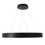 GLOBOSTAR® BURTON 61204-S Μοντέρνο Φωτιστικό Οροφής LED 100W 11020lm 120° AC 220-240V IP20 Ρυθμιζόμενο Λευκό CCT με Χειριστήριο από 2700K έως 6000K Dimmable - Lumileds SMD Chip - Μαύρο Ματ - Μ80 x Π80 x Υ8cm - 3 Χρόνια Εγγύηση - Image 9