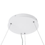 GLOBOSTAR® BURTON 61205 Μοντέρνο Κρεμαστό Φωτιστικό Οροφής LED 100W 11020lm 120° AC 220-240V IP20 Ρυθμιζόμενο Λευκό CCT με Χειριστήριο από 2700K έως 6000K Dimmable - Lumileds SMD Chip - Λευκό Ματ - Μ80 x Π80 x Υ8cm - 3 Χρόνια Εγγύηση - Image 12