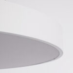 GLOBOSTAR® BURTON 61205-S Μοντέρνο Φωτιστικό Οροφής LED 100W 11020lm 120° AC 220-240V IP20 Ρυθμιζόμενο Λευκό CCT με Χειριστήριο από 2700K έως 6000K Dimmable - Lumileds SMD Chip - Λευκό Ματ - Μ80 x Π80 x Υ8cm - 3 Χρόνια Εγγύηση - Image 6