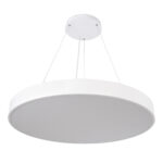 GLOBOSTAR® BURTON 61205-S Μοντέρνο Φωτιστικό Οροφής LED 100W 11020lm 120° AC 220-240V IP20 Ρυθμιζόμενο Λευκό CCT με Χειριστήριο από 2700K έως 6000K Dimmable - Lumileds SMD Chip - Λευκό Ματ - Μ80 x Π80 x Υ8cm - 3 Χρόνια Εγγύηση - Image 7