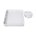 GLOBOSTAR® KAMALA 61207 Μοντέρνο Κρεμαστό Φωτιστικό Οροφής LED 67W 7370lm 120° AC 220-240V IP20 Ρυθμιζόμενο Λευκό CCT με Χειριστήριο από 2700K έως 6000K Dimmable - Lumileds SMD Chip - Λευκό Ματ - Μ40 x Π40 x Υ8cm - 3 Χρόνια Εγγύηση - Image 15