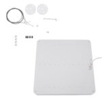 GLOBOSTAR® KAMALA 61209 Μοντέρνο Κρεμαστό Φωτιστικό Οροφής LED 75W 8625lm 120° AC 220-240V IP20 Ρυθμιζόμενο Λευκό CCT με Χειριστήριο από 2700K έως 6000K Dimmable - Lumileds SMD Chip - Λευκό Ματ - Μ60 x Π60 x Υ8cm - 3 Χρόνια Εγγύηση - Image 15