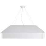 GLOBOSTAR® KAMALA 61209 Μοντέρνο Κρεμαστό Φωτιστικό Οροφής LED 75W 8625lm 120° AC 220-240V IP20 Ρυθμιζόμενο Λευκό CCT με Χειριστήριο από 2700K έως 6000K Dimmable - Lumileds SMD Chip - Λευκό Ματ - Μ60 x Π60 x Υ8cm - 3 Χρόνια Εγγύηση - Image 6