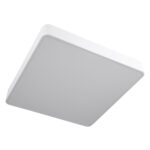 GLOBOSTAR® KAMALA 61209-S Μοντέρνο Φωτιστικό Οροφής LED 75W 8625lm 120° AC 220-240V IP20 Ρυθμιζόμενο Λευκό CCT με Χειριστήριο από 2700K έως 6000K Dimmable - Lumileds SMD Chip - Λευκό Ματ - Μ60 x Π60 x Υ8cm - 3 Χρόνια Εγγύηση - Image 4