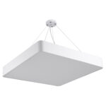 GLOBOSTAR® KAMALA 61209-S Μοντέρνο Φωτιστικό Οροφής LED 75W 8625lm 120° AC 220-240V IP20 Ρυθμιζόμενο Λευκό CCT με Χειριστήριο από 2700K έως 6000K Dimmable - Lumileds SMD Chip - Λευκό Ματ - Μ60 x Π60 x Υ8cm - 3 Χρόνια Εγγύηση - Image 8