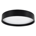 GLOBOSTAR® NARNIA 61257 Μοντέρνο Φωτιστικό Οροφής LED 75W 8625lm 120° AC 220-240V IP20 Ρυθμιζόμενο Λευκό CCT με Χειριστήριο από 2700K έως 6000K Dimmable - Lumileds SMD Chip - Μαύρο Ματ - Μ45 x Π45 x Υ8cm - 3 Χρόνια Εγγύηση - Image 4