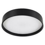 GLOBOSTAR® NARNIA 61257 Μοντέρνο Φωτιστικό Οροφής LED 75W 8625lm 120° AC 220-240V IP20 Ρυθμιζόμενο Λευκό CCT με Χειριστήριο από 2700K έως 6000K Dimmable - Lumileds SMD Chip - Μαύρο Ματ - Μ45 x Π45 x Υ8cm - 3 Χρόνια Εγγύηση - Image 5