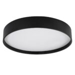 GLOBOSTAR® NARNIA 61259 Μοντέρνο Φωτιστικό Οροφής LED 100W 11500lm 120° AC 220-240V IP20 Ρυθμιζόμενο Λευκό CCT με Χειριστήριο από 2700K έως 6000K Dimmable - Lumileds SMD Chip - Μαύρο Ματ - Μ60 x Π60 x Υ10cm - 3 Χρόνια Εγγύηση - Image 3