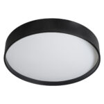 GLOBOSTAR® NARNIA 61259 Μοντέρνο Φωτιστικό Οροφής LED 100W 11500lm 120° AC 220-240V IP20 Ρυθμιζόμενο Λευκό CCT με Χειριστήριο από 2700K έως 6000K Dimmable - Lumileds SMD Chip - Μαύρο Ματ - Μ60 x Π60 x Υ10cm - 3 Χρόνια Εγγύηση - Image 5