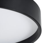 GLOBOSTAR® NARNIA 61259 Μοντέρνο Φωτιστικό Οροφής LED 100W 11500lm 120° AC 220-240V IP20 Ρυθμιζόμενο Λευκό CCT με Χειριστήριο από 2700K έως 6000K Dimmable - Lumileds SMD Chip - Μαύρο Ματ - Μ60 x Π60 x Υ10cm - 3 Χρόνια Εγγύηση - Image 8