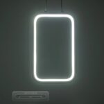 GLOBOSTAR® DEROBA 61300 Μοντέρνο Κρεμαστό Φωτιστικό Οροφής LED 12W 1320lm 360° AC 220-240V IP20 Ρυθμιζόμενο Λευκό CCT με On/Off 2700K/4500K/6000K - Lumileds SMD Chip - Νίκελ Βούρτσας - Μ16 x Π1.6 x Υ25.5cm - 3 Χρόνια Εγγύηση - Image 9