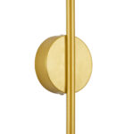 GLOBOSTAR® DIADEM 61334 Μοντέρνο Φωτιστικό Τοίχου - Απλίκα LED 18W 2160lm 120° AC 220-240V IP20 Ρυθμιζόμενο Λευκό CCT με On/Off 2700K/4500K/6000K - Lumileds SMD Chip - Χρυσό Βούρτσας - Μ10 x Π4 x Υ120cm - 3 Χρόνια Εγγύηση - Image 6