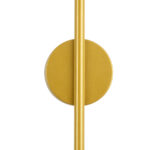 GLOBOSTAR® DIADEM 61334 Μοντέρνο Φωτιστικό Τοίχου - Απλίκα LED 18W 2160lm 120° AC 220-240V IP20 Ρυθμιζόμενο Λευκό CCT με On/Off 2700K/4500K/6000K - Lumileds SMD Chip - Χρυσό Βούρτσας - Μ10 x Π4 x Υ120cm - 3 Χρόνια Εγγύηση - Image 7