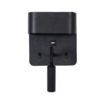 GLOBOSTAR® IBIS 61367 Μοντέρνο Φωτιστικό Τοίχου - Απλίκα Ξενοδοχείου Reading Light με Φορτιστή USB 3A LED 10W 1100lm 36° & 360° AC 220-240V IP20 Φυσικό Λευκό 4500K - Bridgelux COB Chip & TÜV SÜD Driver - Μαύρο Ματ - Μ10 x Π6.1 x Υ18cm - 3 Χρόνια Εγγύηση - Image 3