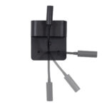 GLOBOSTAR® IBIS 61367 Μοντέρνο Φωτιστικό Τοίχου - Απλίκα Ξενοδοχείου Reading Light με Φορτιστή USB 3A LED 10W 1100lm 36° & 360° AC 220-240V IP20 Φυσικό Λευκό 4500K - Bridgelux COB Chip & TÜV SÜD Driver - Μαύρο Ματ - Μ10 x Π6.1 x Υ18cm - 3 Χρόνια Εγγύηση - Image 5