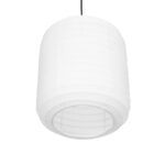 GLOBOSTAR® ROMINA 62000 Μοντέρνο Κρεμαστό Φωτιστικό Οροφής με Ντουί 1 x E27 AC 220-240V IP20 - Λευκό - Μ30 x Π30 x Υ35cm - Image 5