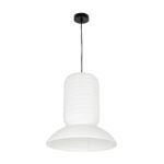 GLOBOSTAR® ROMINA 62002 Μοντέρνο Κρεμαστό Φωτιστικό Οροφής με Ντουί 1 x E27 AC 220-240V IP20 - Λευκό - Μ40 x Π40 x Υ28cm - Image 3